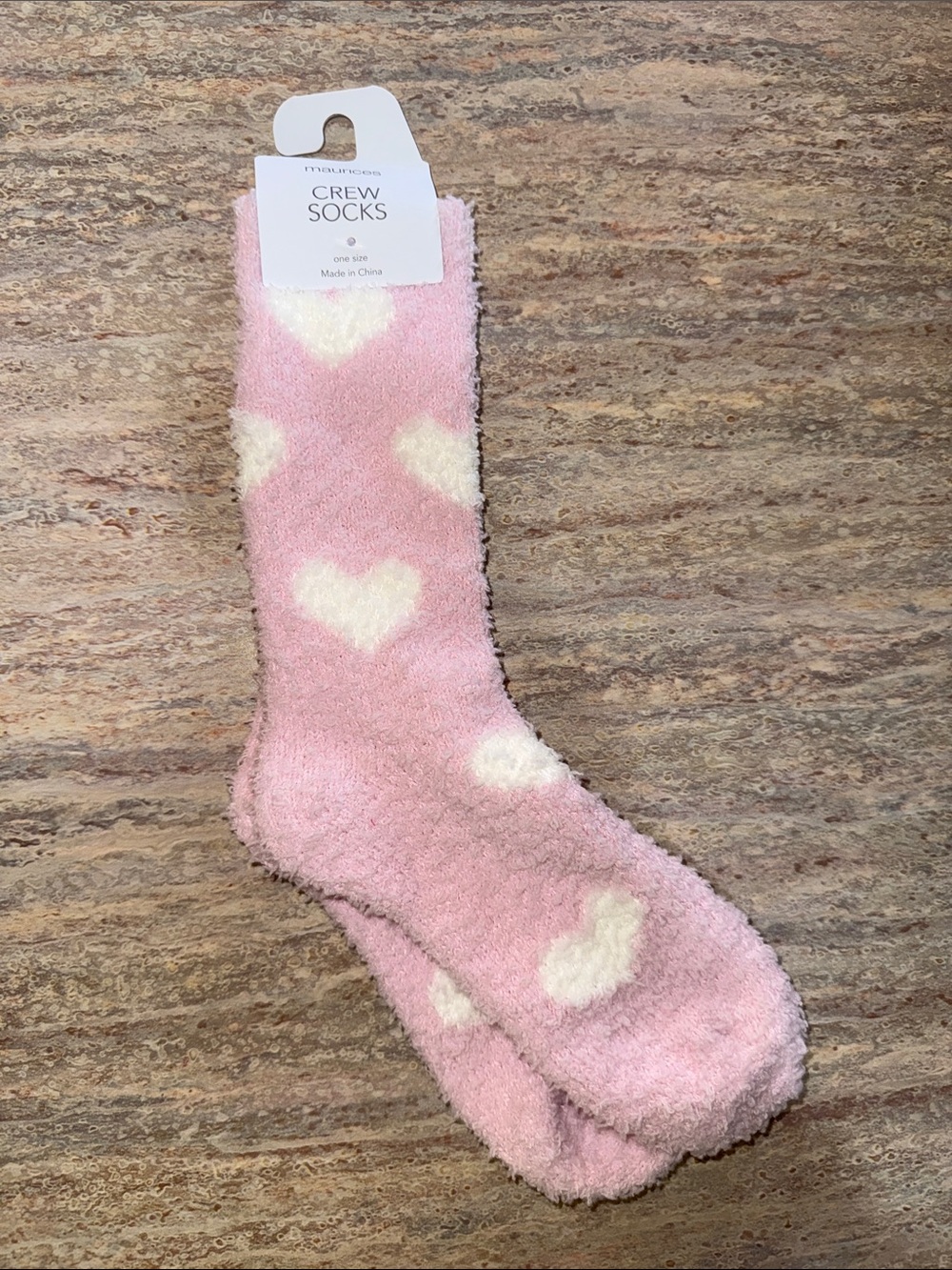 NEW Cozy Heart Crew Socks
